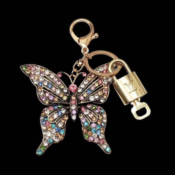 Authentic Louis Vuitton Lock & Key with unbranded Bagcharm, Keycharm 012526 - Picture 7 of 8